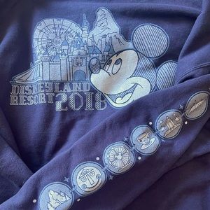 Disneyland blue sweater jersey